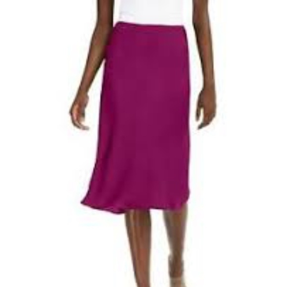 INC International Concepts Bias-Cut Midi Skirt - Picture 1 of 6